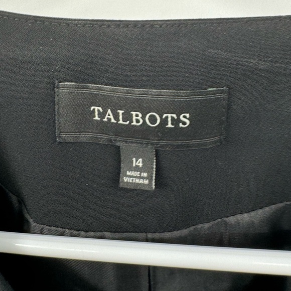 Talbots grey blazer tweed jacket suit separate size 14 - Picture 7 of 11